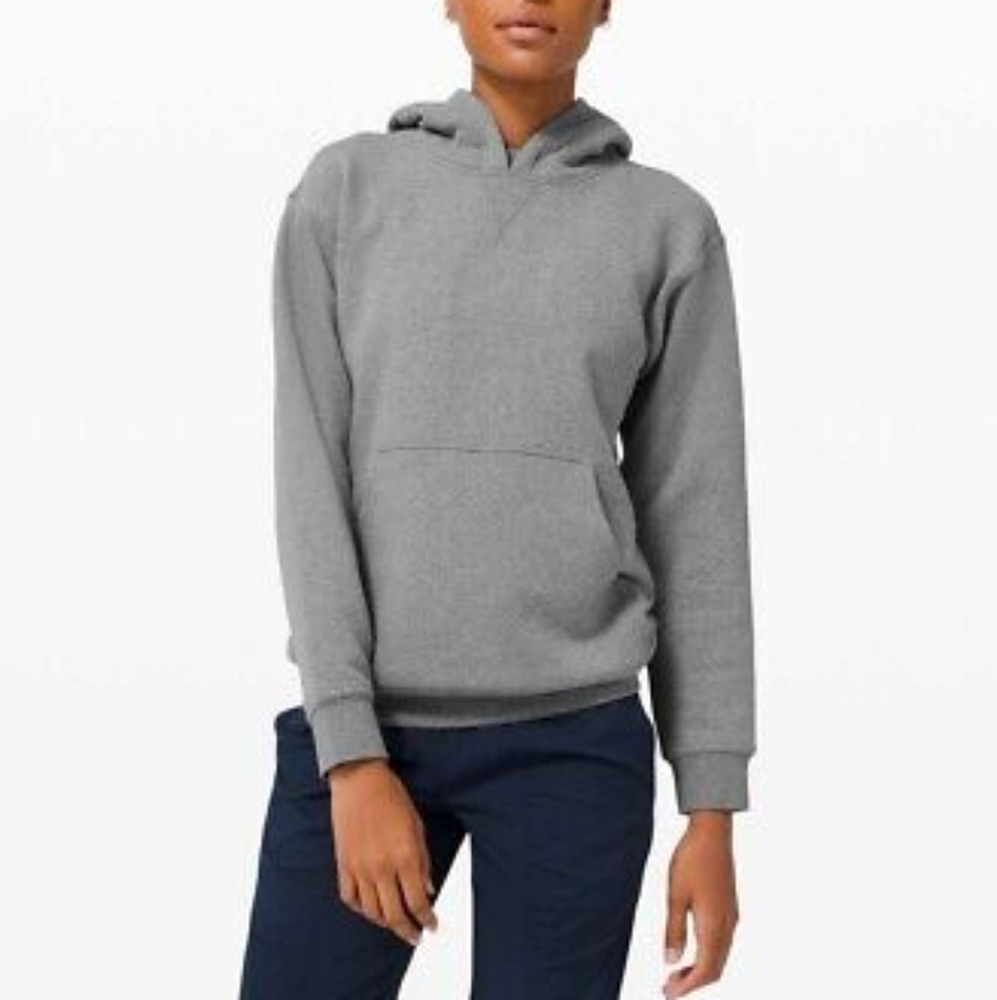 Lululemon All Yours Gray Pullover Hoodie Size 6